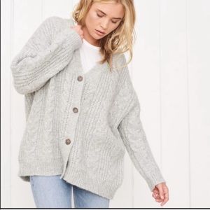 Jenni Kayne cable cocoon cardigan
